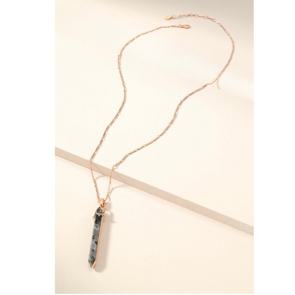 Stella & Dot Jewelry - Stone Rebel Pendant Rose Gold
